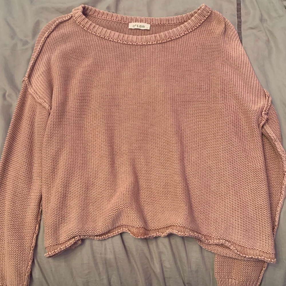 Pink sweater size m